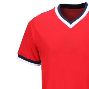 เสื้อเบสบอลพิมพ์ลายแบบ Heat-Transfer รับผลิตตามสั่ง (OEM) ชุดทีม 100% โพลีเอสเตอร์ ระบายอากาศได้ดี ป้องกันแบคทีเรีย UPF 50 เสื้อกีฬาแขนสั้นสำหรับผู้ชาย - Product Image 3