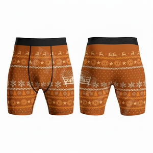 Accepted Private Label Compression <b>Boxer</b> Briefs Seamless Athletic Shorts Quick Dry Breathable Running Support Underwear Shorts - Product Image 3