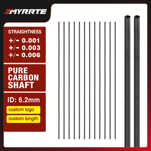 Nhà Máy Bán Buôn Tinh Khiết Sợi Carbon Mũi Tên Trục Với Id 3.2Mm 4.2Mm 5.2Mm 6.2Mm Cho Bắn Cung Săn Bắn & Mục Tiêu Thực Hành - Product Image 2