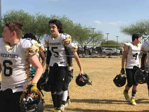 Vente en gros personnalisée de haute qualité dernière conception sublimation personnalisée OEM pour enfants maillot de football américain spandex personnalisé logo âge - Product Image 5