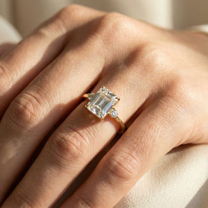 Anillo de Compromiso con Diamante de Laboratorio con Corte Brillante Redondo Certificado por IGI, para Hombre y Mujer, Oro de 14k y 18k, Diamante Cultivado en Laboratorio de 2 Quilates, Anillo Solitario de Lujo - Product Image 3