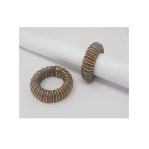 Lot d'anneaux de serviette tissés en papier, motif tressé, modernes, écologiques, durables, décoratifs, pour mariage, vaisselle de table et réceptions. - Product Image 6