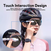 Lunettes de cyclisme intelligentes IA AR HUD, étanches IP65, légères (10g), polarisées, 3D, batterie 70mAh, chargement Type-C fluide