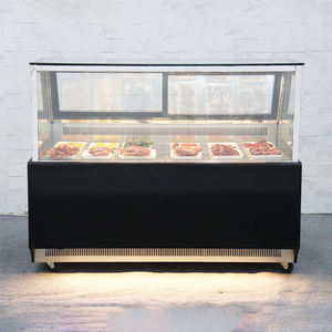 Vitrine réfrigérée moderne à ouverture arrière, à poser au sol, à faible consommation d'énergie, prête à l'emploi pour les magasins de charcuterie - Product Image 3