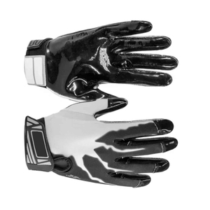 Gants de football de haute qualité ultra-adhérents pour jeunes et adultes, en cuir respirant avec logo imprimé et poignées antidérapantes - Product Image 6