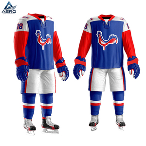 Venta al por Mayor de Camisetas de Hockey sobre Hielo Personalizadas y Pantalones Cortos a Juego, Nombre y Número del Equipo Personalizados - Ropa de Hockey de Calidad Profesional - Product Image 5