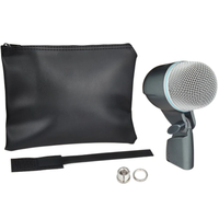 52A Dynamic Kick Drum Microphone Cardioid Instrument Bass Drum Mic Professional Live Stage Studio Recording High SPL Audio