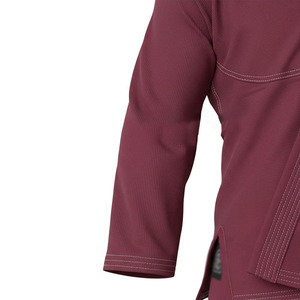 Kimono de BJJ pour homme le plus populaire, couleur marron, avec ceinture blanche, coupe classique, vêtements d'arts martiaux pour adultes, logo personnalisé, uniformes de BJJ OEM - Product Image 6