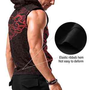 Camiseta sin Mangas Ligera de Alta Calidad para Hombre, para Gimnasio y Ejercicio, Venta Directa de Fábrica, Camiseta Deportiva 2026 - Product Image 3