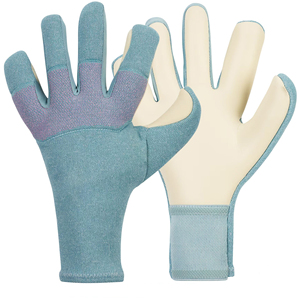 ถุงมือผู้รักษาประตูเยาวชนและผู้ใหญ่แบบมืออาชีพ ปักโลโก้ตามสั่ง พร้อมโลโก้ OEM ถุงมือกีฬาระบายอากาศสำหรับผู้รักษาประตูฟุตบอล - Product Image 4