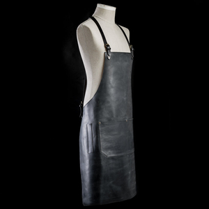 Tablier en cuir robuste pour travaux industriels, atelier de soudage, fourniture en gros, tablier en cuir haut de gamme pour restaurant LPN-0323 - Product Image 2