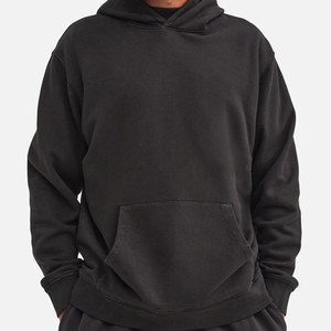 Sudadera con capucha y cremallera para hombre, 100% algodón, ecológica, extragrande, personalizada - Product Image 2