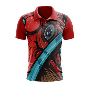 เสื้อโปโลผู้ชายปี 2026 คุณภาพสูงสุด พิมพ์ลายโลโก้แบบกำหนดเองทั่วตัวด้วยเทคนิค Sublimation ผลิตจากโพลีเอสเตอร์ 100% ยืดหยุ่น แห้งเร็ว - Product Image 4