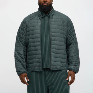 Blouson matelassé unisexe de haute qualité, style décontracté, brillant, col montant, à capuche, vente en gros, blousons gonflés personnalisés, toutes tailles - Product Image 1