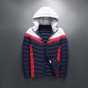 Blousons matelassés pour hommes, OEM personnalisés, chauds, style streetwear, à capuche, rembourrés, pour sports d'hiver, style décontracté, blouson matelassé pour hommes - Product Image 4