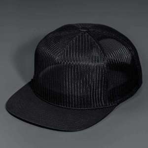 Unisex Hip Hop Mesh Trucker <b>Snapback</b> <b>Cap</b> High Quality Breathable Solid Color Flat Brim Outdoor Street Style Casual Summer Hat - Product Image 4