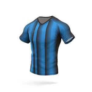 Camiseta de Fútbol para Hombre de Primera Calidad, 100% Poliéster, Ligera, Transpirable, de Secado Rápido, Ecológica, con Impresión de Logotipo Personalizado, OEM - Product Image 2