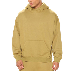 Sweat à capuche en molleton pour homme, coupe classique, logo numérique imprimé sur le devant |   Pull-over respirant, écologique, coupe-vent, doublé polyester/coton | - Product Image 1
