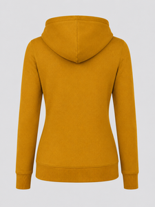 <b>Women's</b> Premium Rhinestone Lined Anti-shrink Winter Hooded Sweatshirt Soft Cotton Blend Pullover Casual Fashion <b>Hoodie</b> Front - Product Image 5