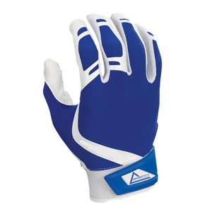 Gants de frappe de baseball professionnels en cuir blanc/bleu, protection confortable des mains, design personnalisable, logo, service OEM - Product Image 2