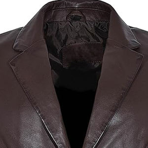 Blazer en cuir pour homme de qualité supérieure, léger, abordable, entièrement personnalisable, anti-plis, avec les dernières tendances - Product Image 6