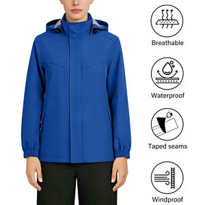 Traje Impermeable Unisex de Poliéster Resistente con Capucha Ajustable para Clima Extremo, Trabajo al Aire Libre y Senderismo - Product Image 3