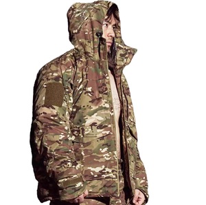 Outdoor Windproof Jacket Cold Resistance Waterproof Jacket Camouflage Tactical <b>Coat</b> <b>Heat</b> Reflective Men's Bottomland Jackets - Product Image 1