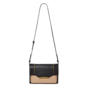 ROYAA Pochette de Soirée en Cuir Véritable de Haute Qualité avec Fermeture Éclair et Chaînes, Bandoulière/Épaule pour Femme - Élégante pour Mariage - Product Image 1