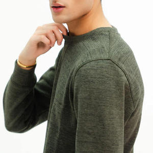 Sweat-shirt en molleton 100 % coton pour homme, coupe classique, col rond, couleur unie, idéal pour l'hiver – Vente flash - Product Image 5