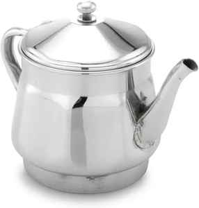 Auténtica cafetera árabe Dallah hecha a mano, de acero inoxidable, tetera tradicional de Oriente Medio para el hogar, cafetería o restaurante. - Product Image 4