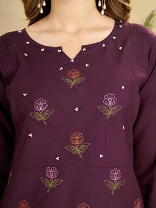 Conjunto de Lujo de Viscosa y Rayón con Bordado para Mujer |   Conjunto de Ropa a la Moda |   Exportación Global de Ropa - Product Image 5