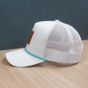 Casquette de golf trucker 5 panneaux personnalisée OEM, style hip-hop décontracté, polyester/coton, faible MOQ, fournisseur en gros à marque privée, commande en gros - Product Image 2