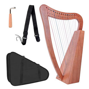 Arpa Irlandesa de Madera de Alta Calidad con 15 Cuerdas, Instrumento Musical de Madera, Personalizable, en Oferta - Product Image 4