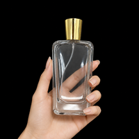 Botol Parfum Persegi Panjang Grosir, Botol Parfum Kosong Isi Ulang, Warna Dapat Disesuaikan, Logo Sablon