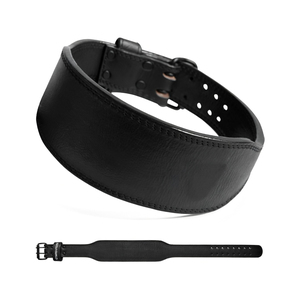 Custom <b>Back</b> <b>Support</b> Cowhide 10mm Thick Breathable Wear-Resistant Powerlifting Lever Belt Buckle Unisex Weight Lifting - Product Image 1