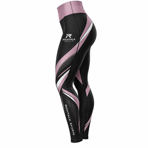 Leggings de sport pour femmes, dernière conception, durables, sublimation, taille haute, longueur intégrale, style sport, Spandex/Polyester, vente en gros, faible MOQ - Product Image 3