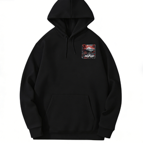 Sweat-shirts à capuche surdimensionnés en molleton French Terry polyester/coton avec poches, respirants et à séchage rapide, nouvelle collection streetwear - Product Image 2