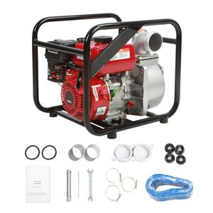 Pompa Acqua a Benzina 7HP 265 GPM, Motore a 4 Tempi, Pompa di Trasferimento Fanghi, Sollevamento 142ft, Aspirazione 22ft, per Sistemi di Irrigazione Agricola - Product Image 5