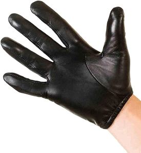 Factory Custom Classic Lamb Skin Unisex Pure Leather <b>Touch</b> <b>Screen</b> Thermal <b>Gloves</b> for Winter Daily Casual Party Travel - Product Image 1