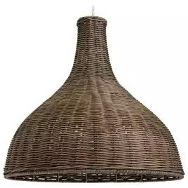 Luxury Wholesale Handcrafted Natural Rattan Woven High Neck Pendant <b>Light</b> <b>Shade</b> Lamp <b>Shade</b> <b>For</b> Home Hotel Restaurant Decor - Product Image 2