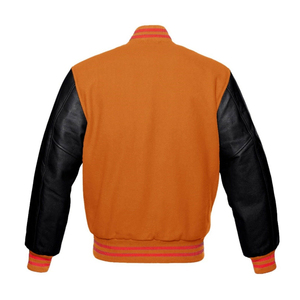 Chaqueta Universitaria de Béisbol Varsity de Alta Calidad con Cuello Alto para Hombre y Mujer, Diseño Personalizado de Última Moda - Product Image 2