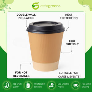 Gobelets en papier à double paroi jetables et recyclables haute résistance, idéaux pour les cafés, les restaurants et les hôtels à prix compétitifs - Product Image 6