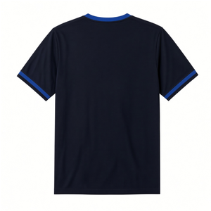 Camiseta Deportiva Premium Zeta Phi Beta Negra para Mujer, Azul Marino con Franja en el Pecho, Letras Griegas, Número 20, Cuello Redondo - Product Image 2