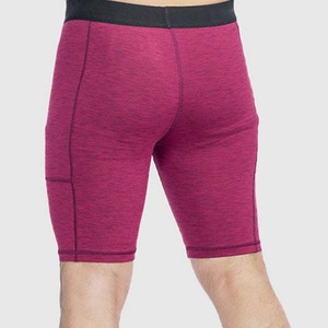 Shorts de sport pour homme, couleur unie, avec poches, séchage rapide, taille élastique, tricotés en spandex et polyester, shorts de sport - Product Image 6