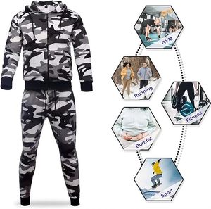 Ensemble de survêtement pour homme, veste et pantalon de jogging, tenue 2 pièces - Product Image 3