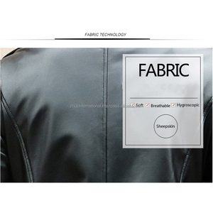 Conception professionnelle hommes en cuir de mouton véritable Jaet sur mesure à capuche Biker Style moto équitation veste revêtement - Product Image 5