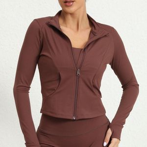 Veste de yoga pour femme à prix de gros, sweat à capuche de sport extensible et léger, haut de fitness pour la course et l'exercice - Product Image 5