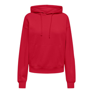 Sudadera con Capucha para Mujer, Nueva Colección Primavera-Otoño-Invierno, Color Sólido, Casual, Corta, Holgada, con Cierre Frontal, Tela No Tejida - Product Image 4
