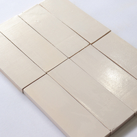 Carreaux muraux en céramique rustiques faits à la main, antibactériens, résistants aux acides, 50x150mm (11mm d'épaisseur), marque JLA, garantie 5 ans et plus, faciles à poser