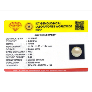 Loose Pearl 11.75 Carat Breathtaking Gemstone for Fine Jewelry - Product Image 3